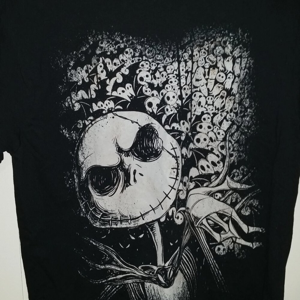 DISNEY STORE BURTONS NIGHTMARE BEFORE CHRISTMAS SHIRT JACK SKELLINGTON Sz Small